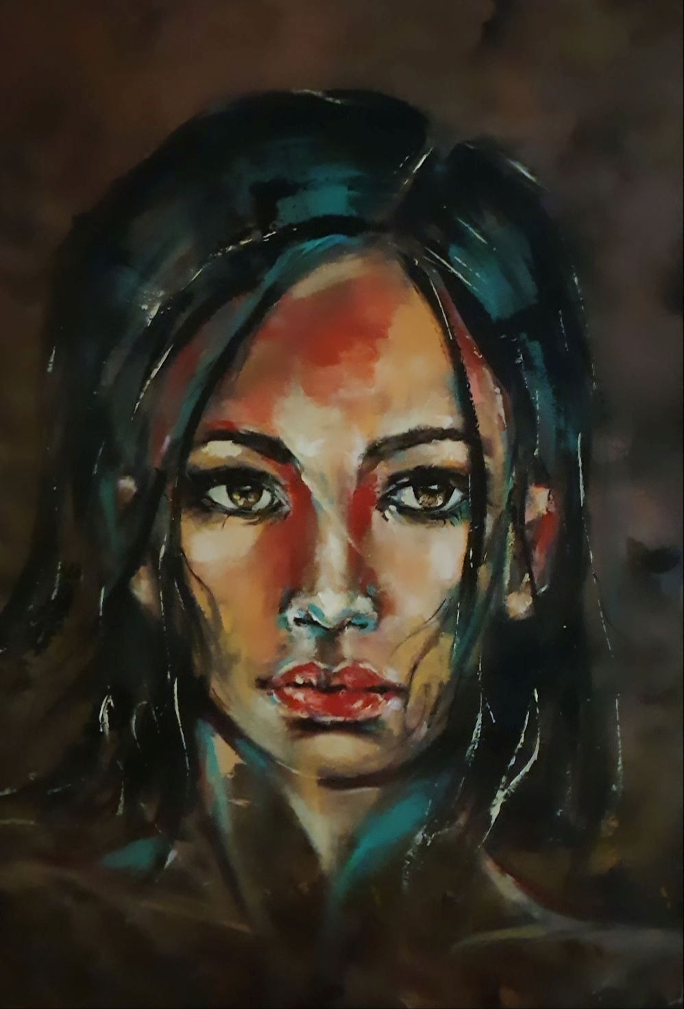 ArteDiAlina.com painting: I'm a fighter